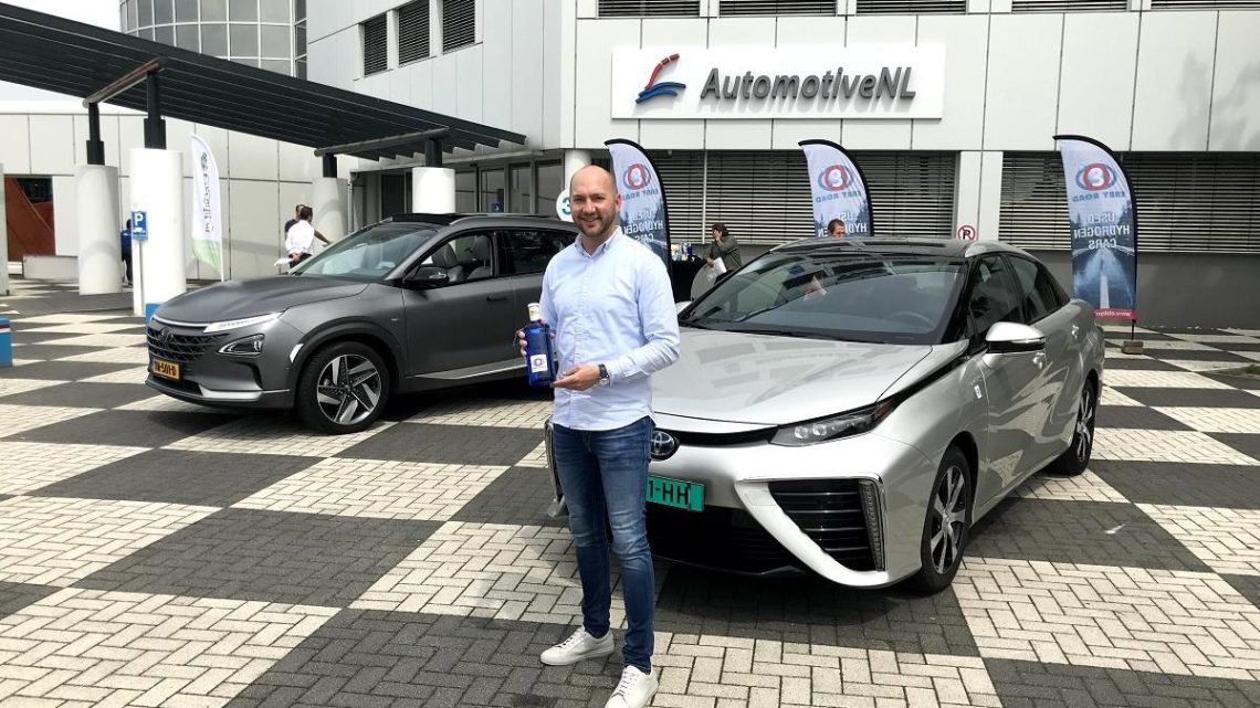 Waterstofauto testdag op Automotive Campus Helmond