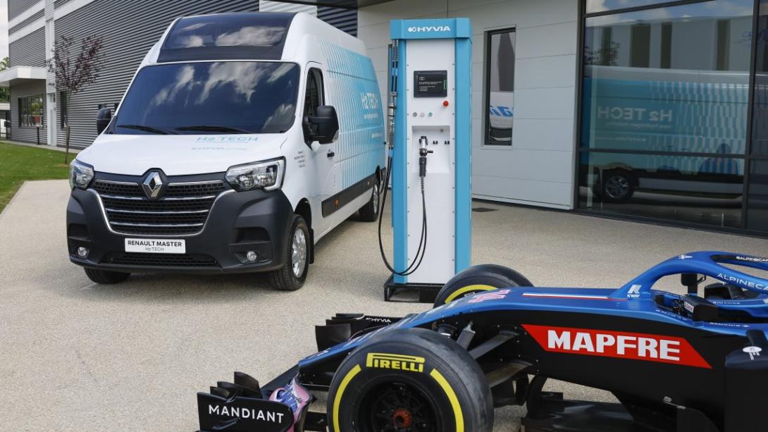 HYVIA officieel partner BWT Alpine F1 Team