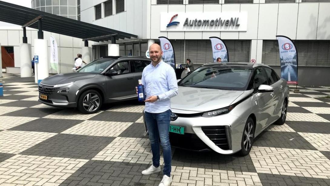 Waterstofauto testdag op Automotive Campus Helmond